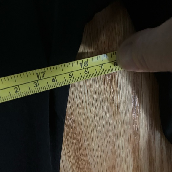 NWT $140 Michael Kors black V neck dress with metal ring accent. Stretchy. Sz M. - Picture 10 of 15